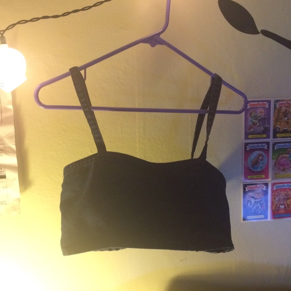Denim Crop Tank